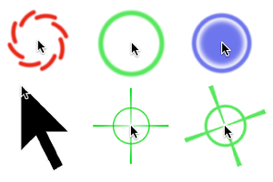 Useful pointer effect selection